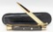 Frank B Italian Buffalo Horn Stiletto Switchblade