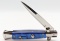 AKC Italian Blue Pearl Stiletto Switchblade