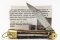 Cutly Japan Lever Lock Bone Switchblade