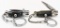 Smooth Black Mini Stiletto Switchblades