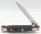 Italian Stainless Carbon Fiber Pattern Switchblade