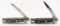 EDC Italian Milano Gold Glitter Switchblades