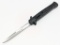 Large Italian Black Marbled OTF Stiletto