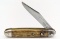 Shur-Snap Colonial Synth Tan Cigar Switchblade
