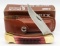 NIB Buck Knives Red Bone Folding Hunter w/ Sheath