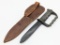 WW2 New Zealand Aluminum Knuckle Knife w/ Sheath