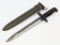 WW2 US UFH M1905/42 M1 Garand Bayonet
