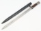 Model 98/29 Persian Mauser Bayonet w/ Scabbard