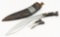 Nepalese Kukri Knife Set w/ Sheath