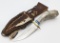Crown Stag Fixed Blade Skinner w/ Sheath