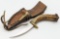 BCS Custom Knives Crown Stag Skinner w/ Sheath