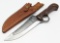 Vtg Jefferson Spivey Sabertooth Survival Knife