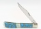 2008 Case XX Turquoise & Opal Slim Line Trapper