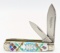 1999 Remington R103 Pearl Two Blade Bullet Knife