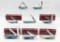 8) 2002 Case XX Limited Carib Blue Jig Bone Knives