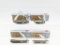 4) 2001 Case XX P/W Black Jig Bone Knives