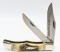 1977 Case XX Stag Blue Scroll Folding Hunter 5265