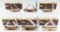 7) 2010 Case XX 2nd Cut Red Stag Knives w/ Boxes