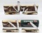4) 2008-09 Case XX Genuine Red Stag Knives w Boxes