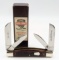 Schatt & Morgan Red Crows Feet Bone Large Congress
