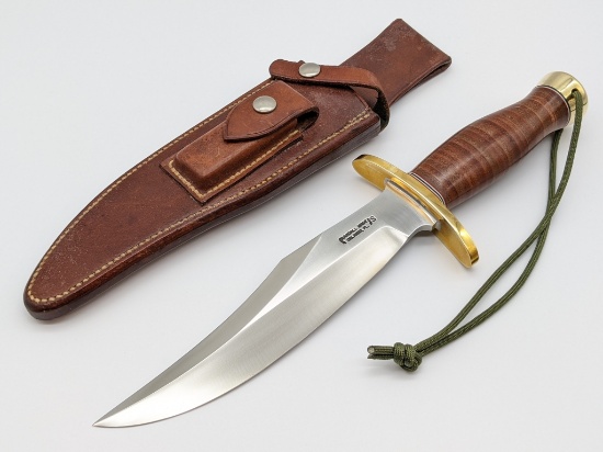 Vtg Randall Made Model 12 Bear Bowie w/ Sheath