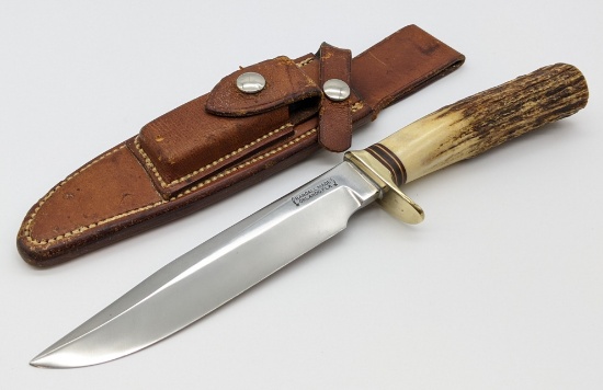 Vtg Randall Made Model 1 6in Fighter w/ Sheath