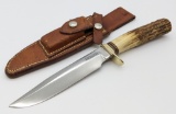 Vtg Randall Made Model 1 6in Fighter w/ Sheath