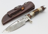 Randall Made Engraved Model 25 Trapper w/ Sheath