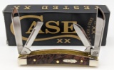 2023 Case XX Brown Maple Burl Wood Small Congress