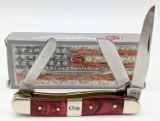 2020 Case XX Red Pearl Kirinite Medium Stockman