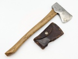 Marbles No. 9 Belt Axe w/ No 4 Hawk Head w/ Sheath