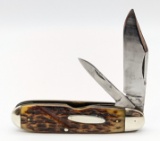 Cattaraugus Jig Bone 2 Blade Jack Knife