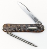 Schrade Walden Slim Two Blade Knife w/ File