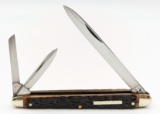 Kissing Crane Jigged Bone Three Blade Pen Knife