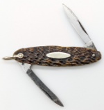 Griffon Cutlery Two Blade Knife and File Pen Knife