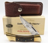 1978 Case XX Wood Shark Tooth w/ Box and Sheath
