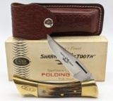1979 Case XX Stag Shark Tooth w/ Box and Sheath