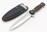 Vtg Western Pat. Pend. W77 Boot Knife w/ Sheath