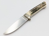 Custom James Lile Single Guard Stag Hunting Knife