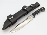 Bark River Knives Grizzly Bowie Knife w/ Sheath