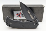 NIB Blackhawk Blades Crucible Large Folding Knife