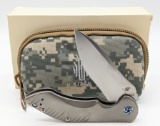 NIB Kizer Kim Ning Alter Ego Ki4492 Flipper Knife