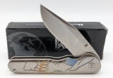 NIB Kizer Flashbang Skully Flipper Knife Ki454A2