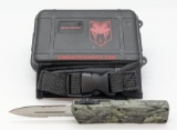 NIB Cobratec Lightweight Woodland Camo OTF Knife