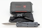 NIB Cobratec Small FS-3 Carbon Fiber OTF Knife