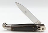 Rostfrei Lever Lock Buffalo Horn Switchblade