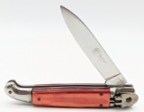 David Rostfrei Lever Lock Red Pearl Switchblade