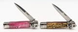 Unk Brand Pink Pearl & Faux Stag Lever Lock