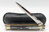 2018 A.G.A. Campolin Buffalo Horn Switchblade