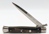 Frank B Italian Buffalo Horn Stiletto Switchblade